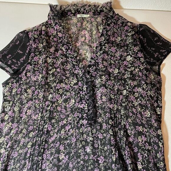 KIMCHI BLUE floral sheer frock L - Picture 5 of 8